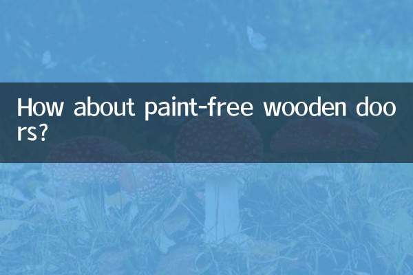 Wie wäre es mit lackfreien Holztüren?
