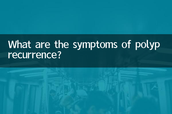 ما هي أعراض تكرار البوليب؟