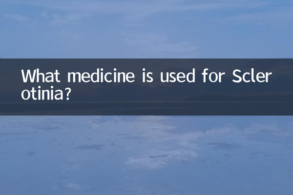 Welches Medikament wird gegen Sklerotinia verwendet?