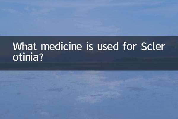 Welches Medikament wird gegen Sklerotinia verwendet?