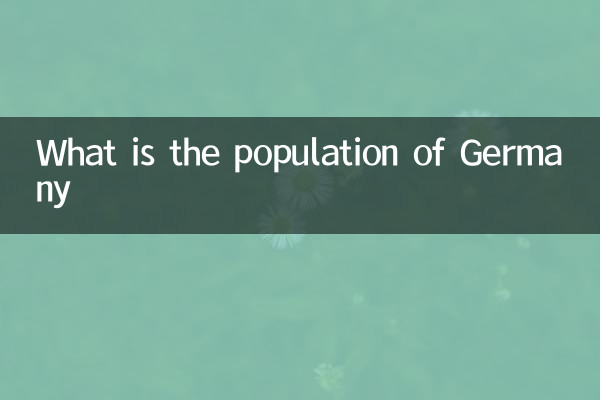 What is the population of Germany