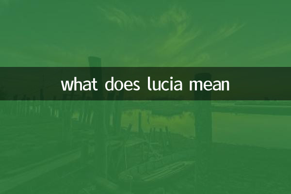 what does lucia mean