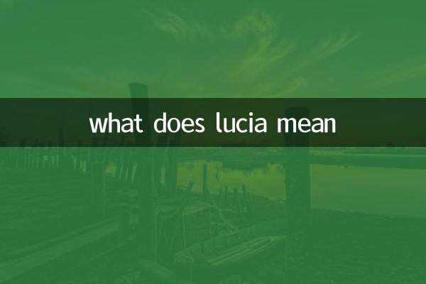 what does lucia mean