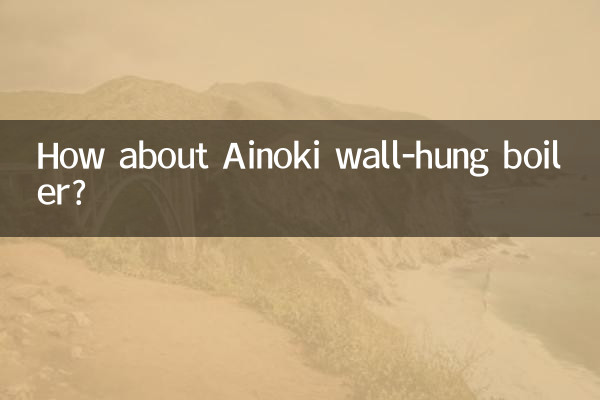 How about Ainoki wall-hung boiler?