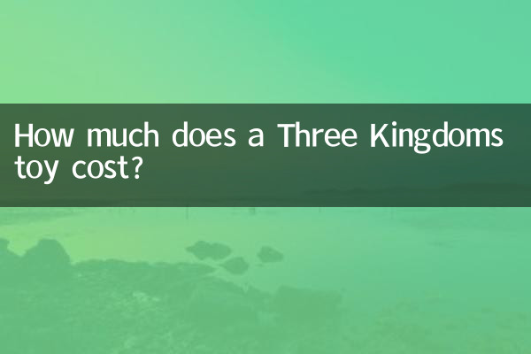 ¿Cuánto cuesta un juguete de los Tres Reinos?