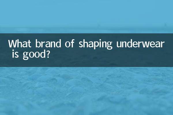 補整下着はどこのメーカーがいいですか？