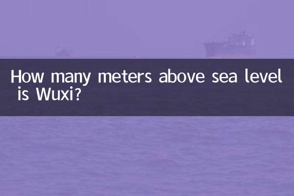 ¿A cuántos metros sobre el nivel del mar se encuentra Wuxi?