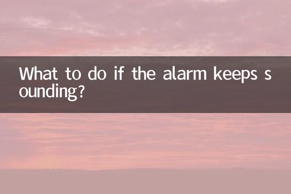 O que fazer se o alarme continuar soando?