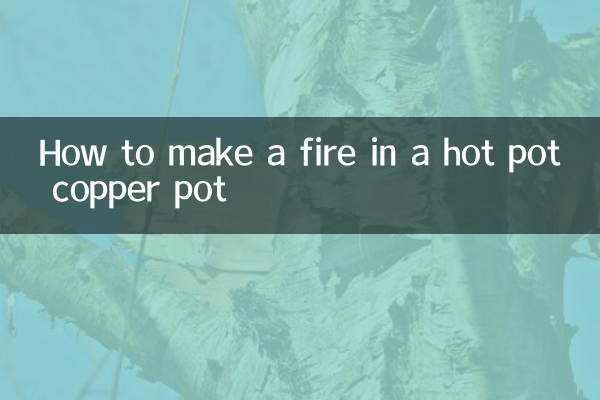 Как разжечь огонь в медной кастрюле