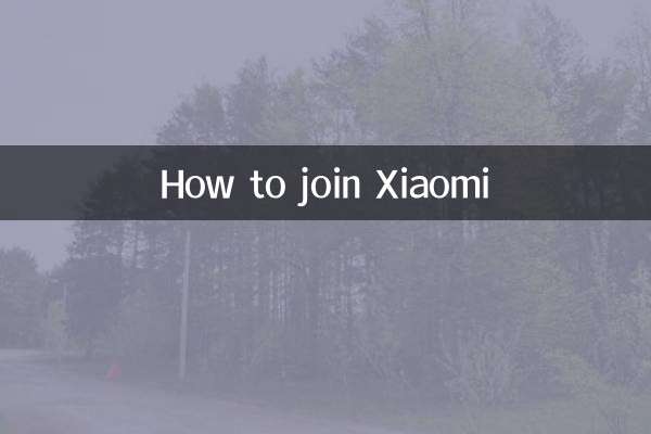 Xiaomiに参加する方法