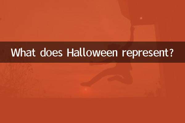할로윈은 무엇을 상징하나요?