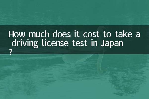 Quanto costa sostenere l'esame della patente di guida in Giappone?