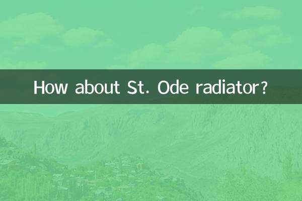 Que tal o radiador St. Ode?