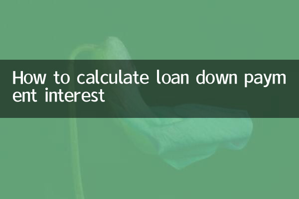 Come calcolare gli interessi sull'acconto del prestito