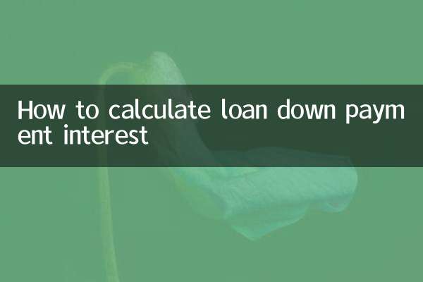 Come calcolare gli interessi sull'acconto del prestito