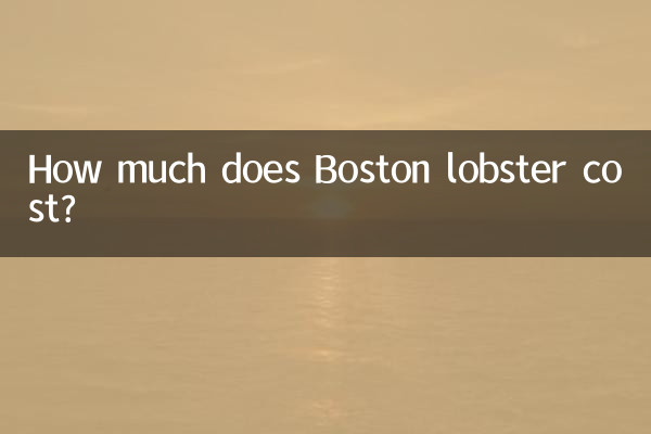 Quanto custa a lagosta de Boston?