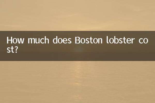 How much does Boston lobster cost?