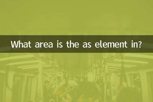 عنصر as در چه ناحیه ای قرار دارد؟
