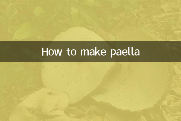 Como fazer paella