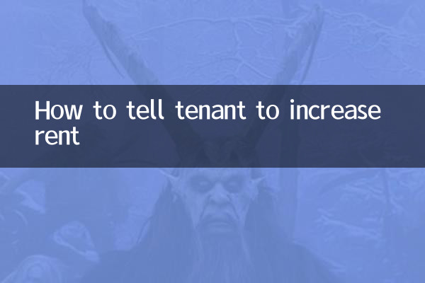 テナントに家賃の値上げを伝える方法