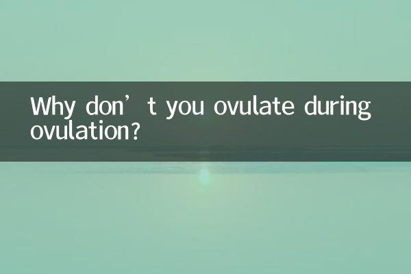 Why don’t you ovulate during ovulation?