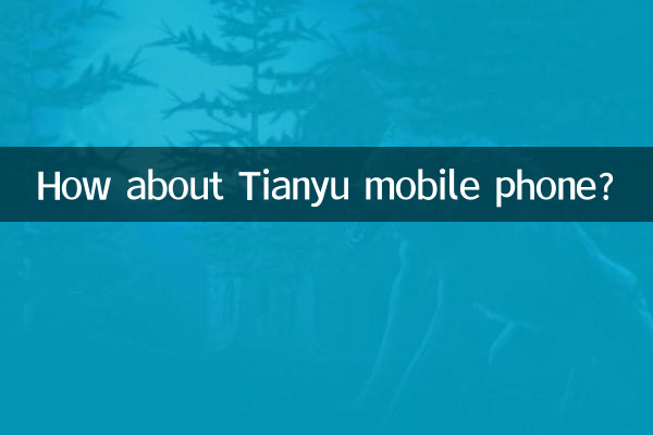 Che ne dici del cellulare Tianyu?