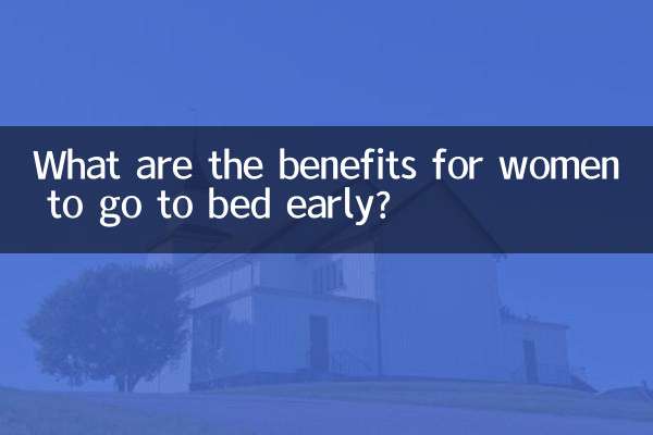 What are the benefits for women to go to bed early?