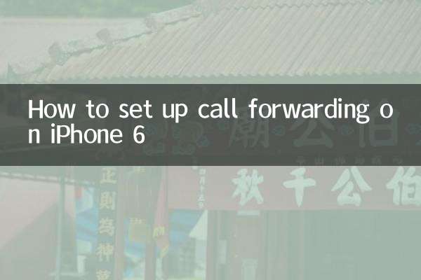 Come impostare l'inoltro di chiamata su iPhone 6