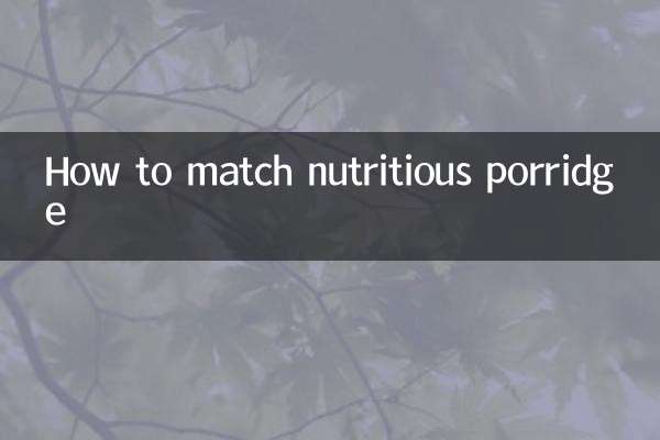 Come abbinare il porridge nutriente