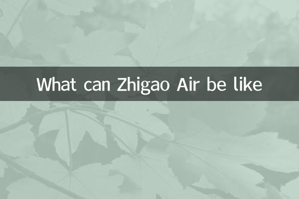 ¿Cómo puede ser Zhigao Air