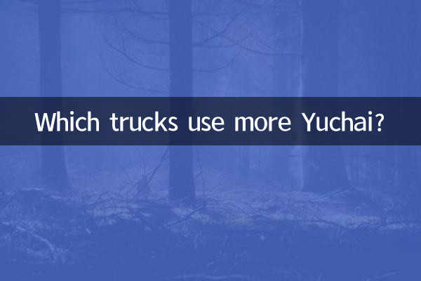 Quali camion utilizzano più Yuchai?