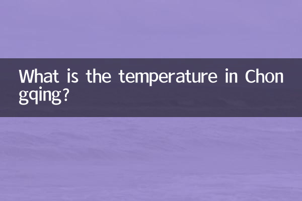 Wie ist die Temperatur in Chongqing?