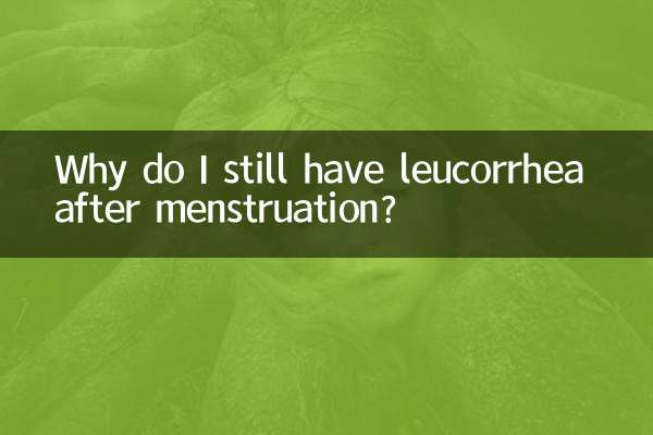 Warum habe ich nach der Menstruation immer noch Leukorrhoe?