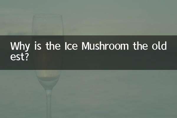 Why is the Ice Mushroom the oldest?