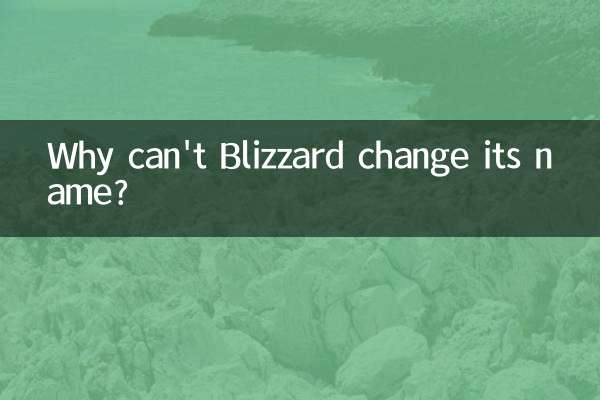 Por que a Blizzard não pode mudar seu nome?