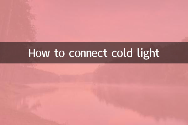 Como conectar luz fria