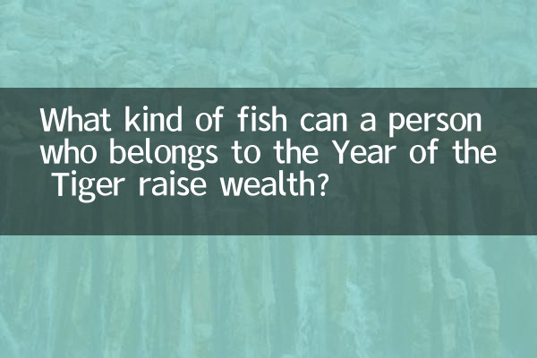 Welche Art von Fisch kann eine Person, die dem Jahr des Tigers angehört, reich machen?