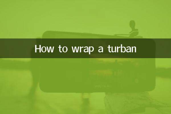 Como embrulhar um turbante