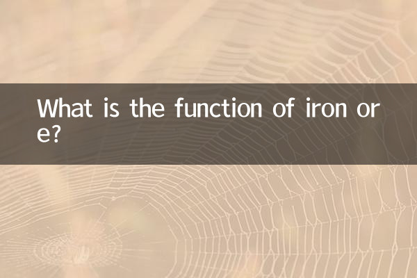 লৌহ আকরিকের কাজ কি?