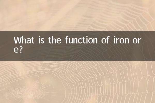 Какова функция железной руды?