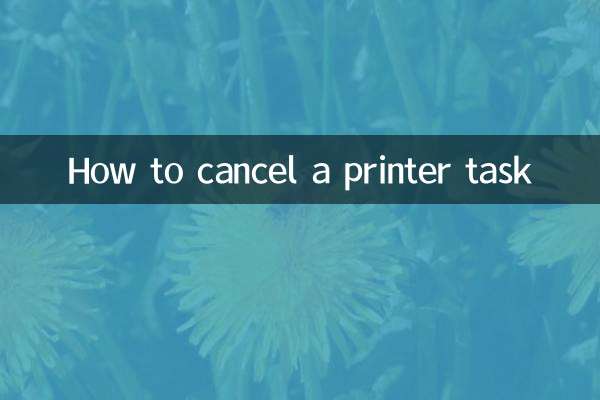 Come annullare un'attività della stampante