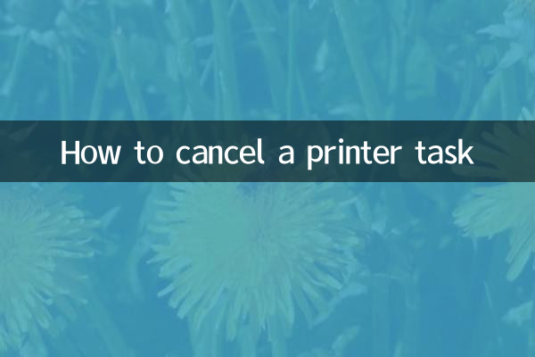 Come annullare un'attività della stampante