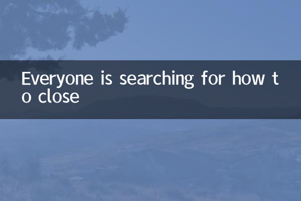 Todos buscan cómo cerrar.
