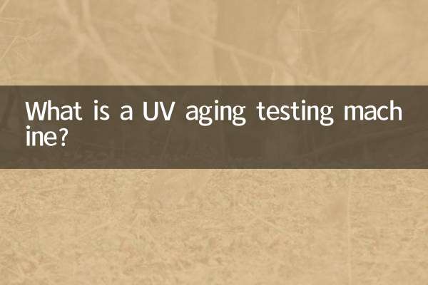 Was ist ein UV-Alterungsprüfgerät?