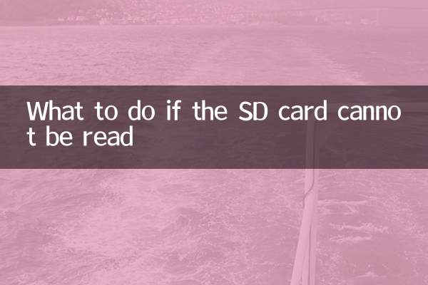 Was tun, wenn die SD-Karte nicht gelesen werden kann?