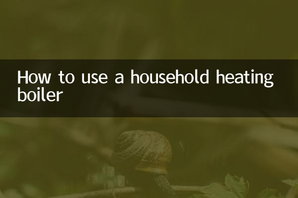 So verwenden Sie einen Haushaltsheizkessel