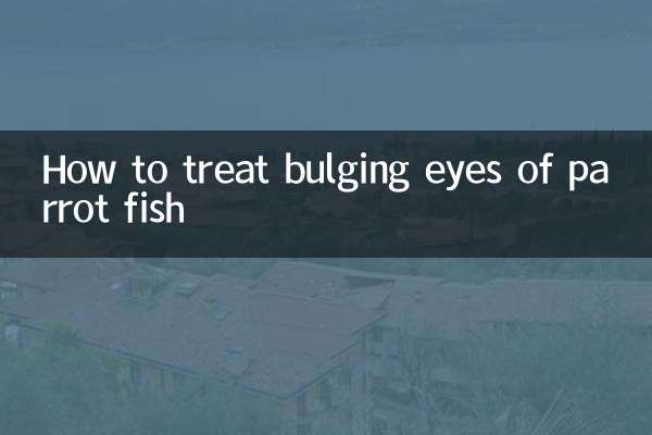 鹦鹉鱼眼睛凸出来怎么治