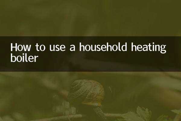 So verwenden Sie einen Haushaltsheizkessel