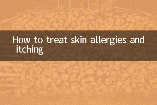 Cómo tratar las alergias cutáneas y el picor