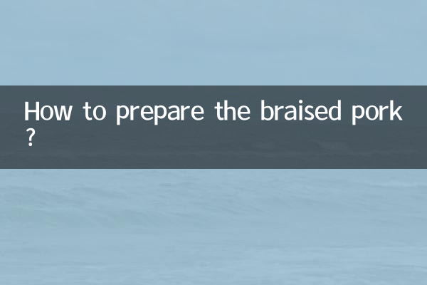 Come preparare il brasato di maiale?